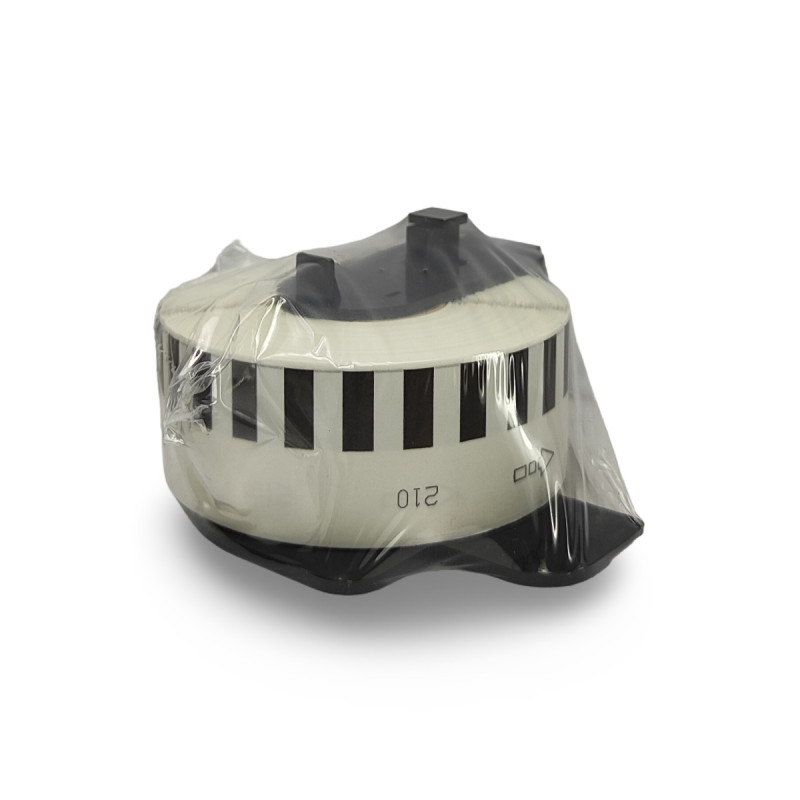 Recambio etiquetas Brother DK22210 blanco 29 mm x 30.48 m compatible a DK-22210