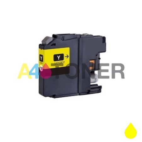 Cartucho de tinta LC12 amarillo compatible a Brother LC12EY