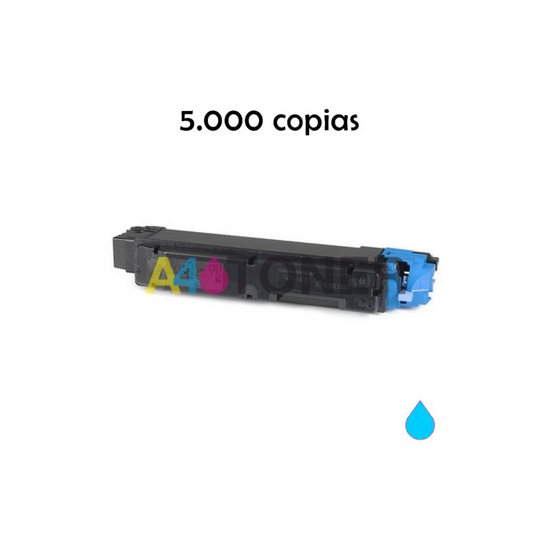 Toner compatible Kyocera TK5140 / TK-5140 / TK 5140 cyan alternativo a Kyocera 1T02NRCNL0