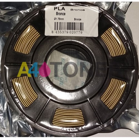 Bobina filamento 3D PLA Bronce 1.75mm
