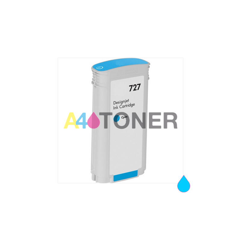 Cartucho de tinta HP 727 (B3P19A) cyan compatible