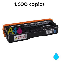Toner Ricoh SPC-250 (407544) cyan compatible