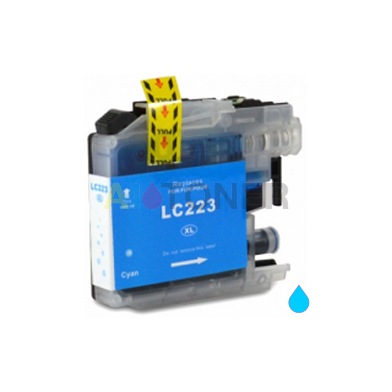 Brother LC223C cían Cartucho de tinta compatible