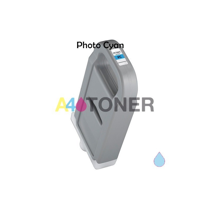 Cartucho de tinta Canon PFI706 Photo cyan compatible con 6685B001