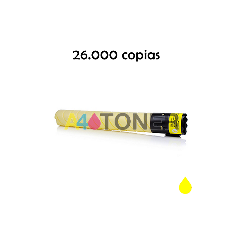 Toner compatible Konica TN216 / TN319 amarillo genérico a Konica Minolta TN-216 / TN-319 A11G250 / A11G251