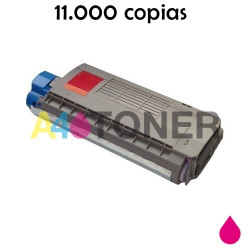 ES3032 / ES7411 toner magenta compatible reemplaza a OKI 44318618