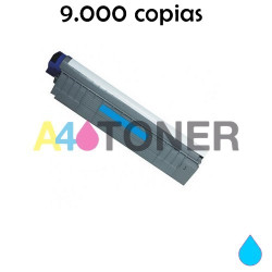 ES8460 toner OKI cyan compatible reemplaza a OKI 44059231