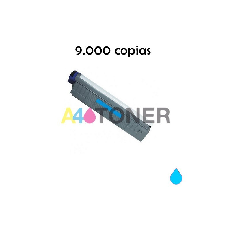 ES8460 toner OKI cyan compatible reemplaza a OKI 44059231