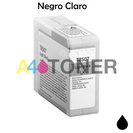 Cartucho de tinta T8507 light negro compatible con C13T850700