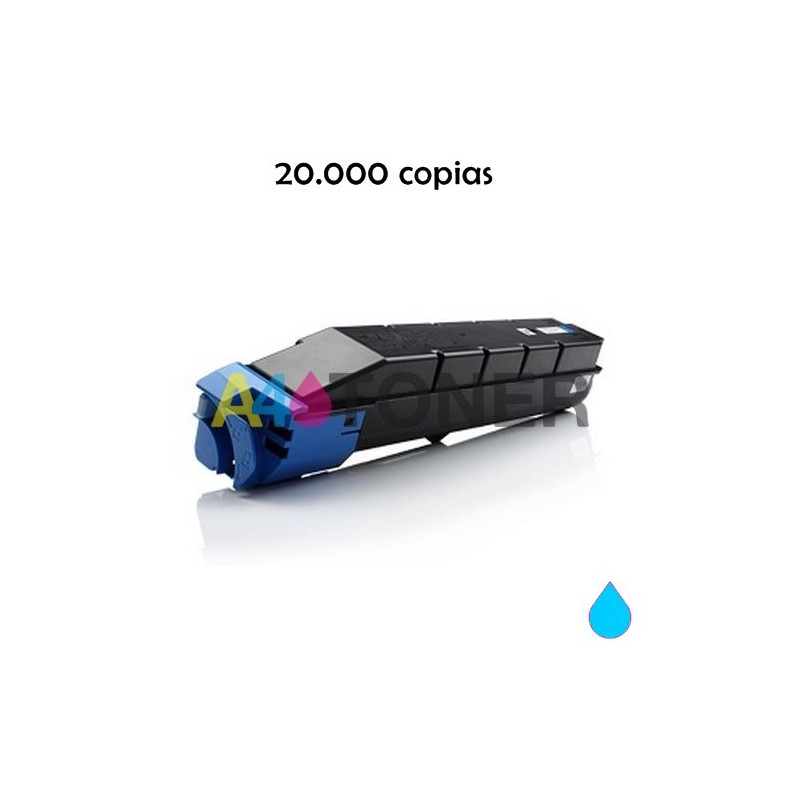 Toner compatible Kyocera TK8505 / TK-8505 / TK 8505 cyan alternativo a Kyocera 1T02LCCNL0