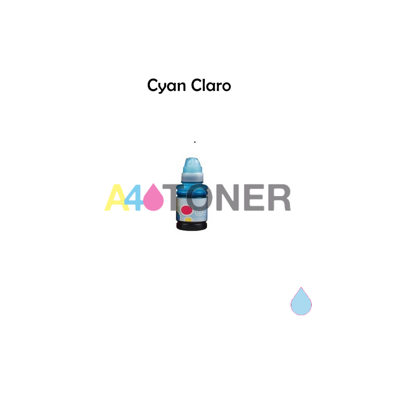 T6735 botella de tinta light cyan compatible con Epson T 6735