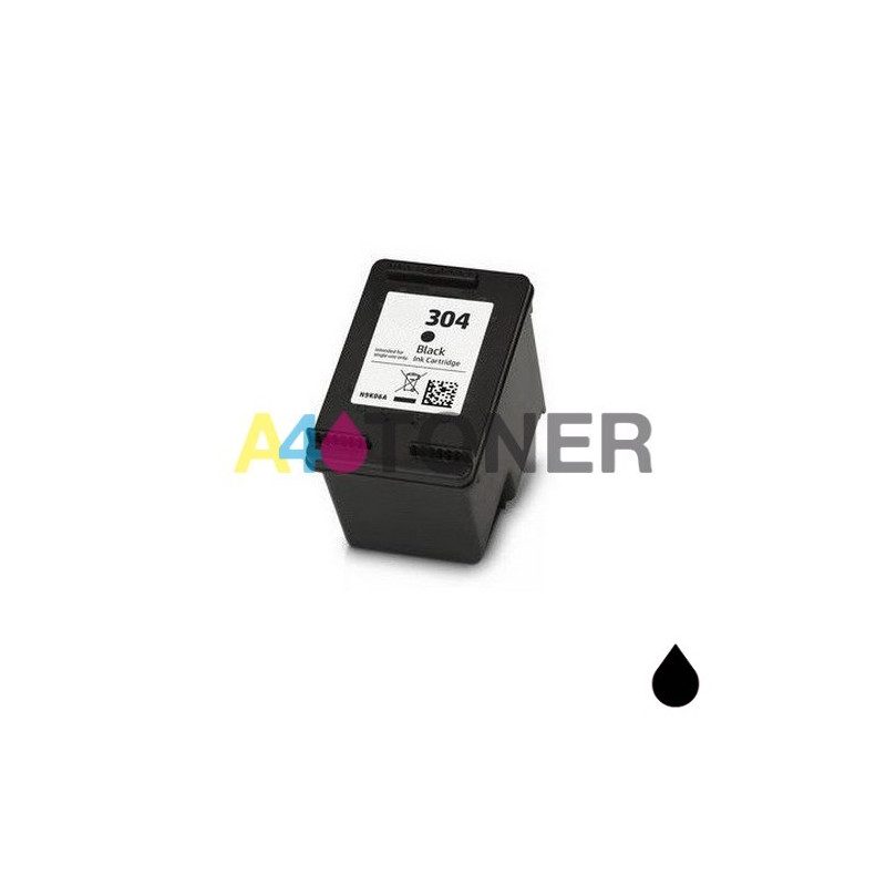 HP 304 XL cartucho de tinta negro compatible