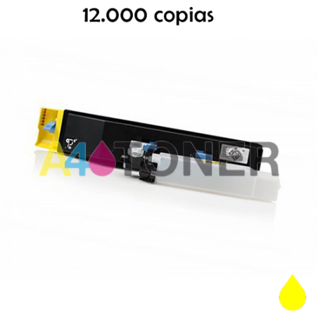 CDC1725 toner amarillo compatible generico con Utax 6525-10016