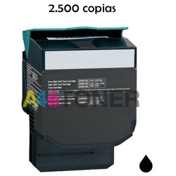 Toner Lexmark negro C540 / C543 / C544 / X543 / X544 / X546 / X548 compatible a Lexmark C544H2KG