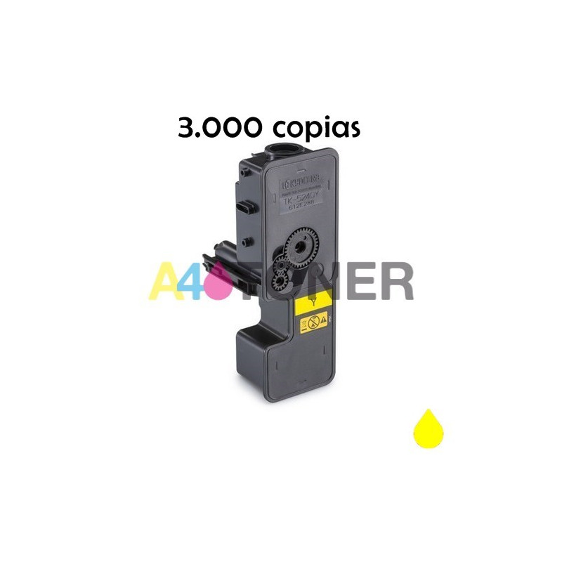 Toner compatible Kyocera TK5240 / TK-5240 / TK 5240 amarillo alternativo a Kyocera Mita 1T02R7ANL0
