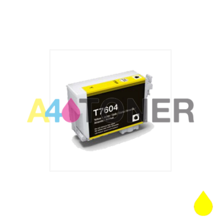 Cartucho de tinta compatible T7604 alternativo al cartucho original epson C13T76044010