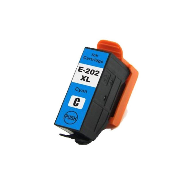 Cartucho de tinta compatible 202XL / 202 cian alternativo al cartucho original epson C13T02H24010 / C13T02F24020