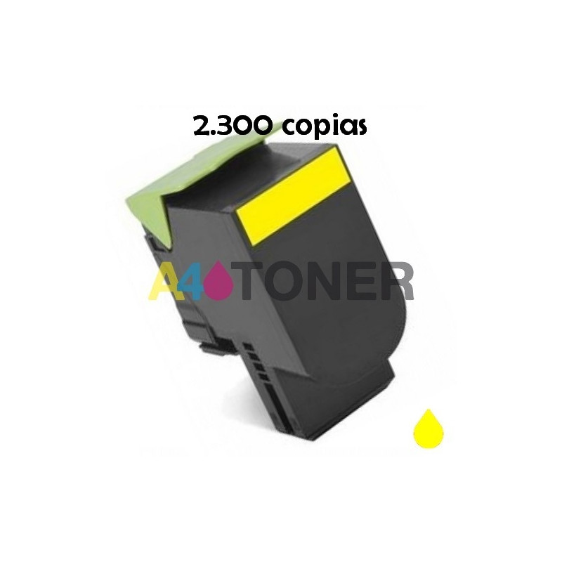 CS317 toner compatible lexmark amarillo reemplaza a Lexmark 71B20Y0