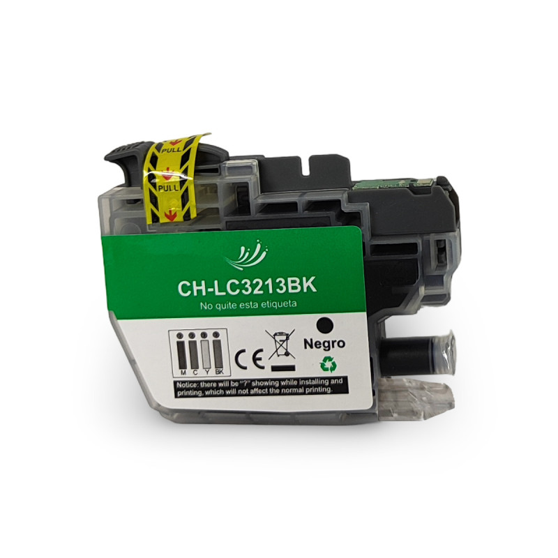 Brother LC3213BK negro cartucho de tinta compatible LC3211 / LC3213