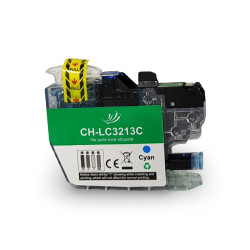 Brother LC3213C cian cartucho de tinta compatible LC3211 / LC3213