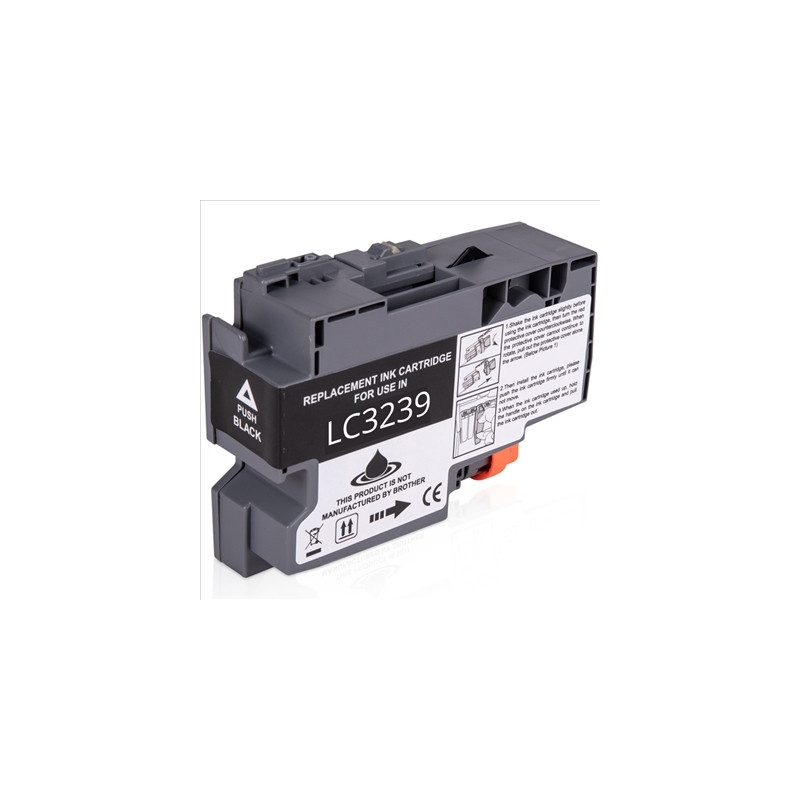 LC3239 / LC 3239 negro compatible con el cartucho de tinta original Brother LC-3239XL