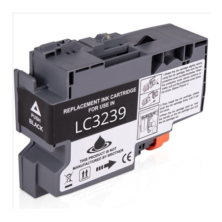 LC3239 / LC 3239 negro compatible con el cartucho de tinta original Brother LC-3239XL
