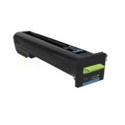 Cartucho de toner compatible Lexmark CS820 CX820 CX825 CX860 cyan genérico a Lexmark 72K20C