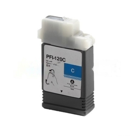 Cartucho de tinta cyan compatible Canon PFI120 2886C001