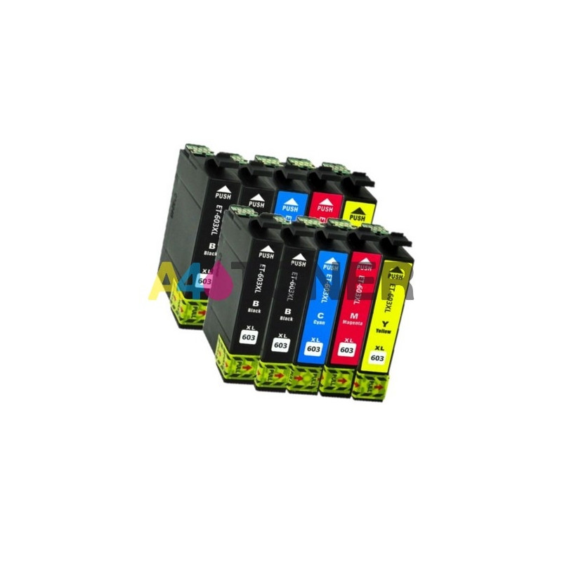 Epson 603xl multipack Set de 10 Cartuchos de tinta compatibles