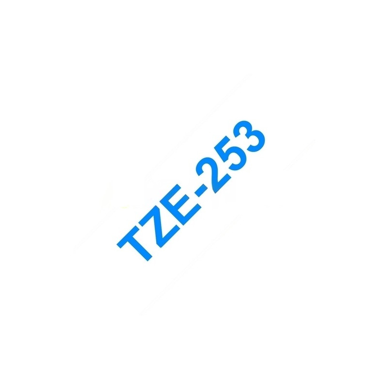 Brother TZE253 Cinta laminada compatible 24 mm x 8 metros