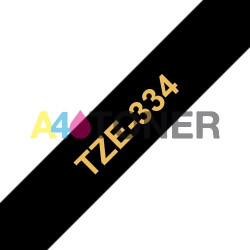Brother TZE334 Cinta laminada compatible 12 mm x 8 metros