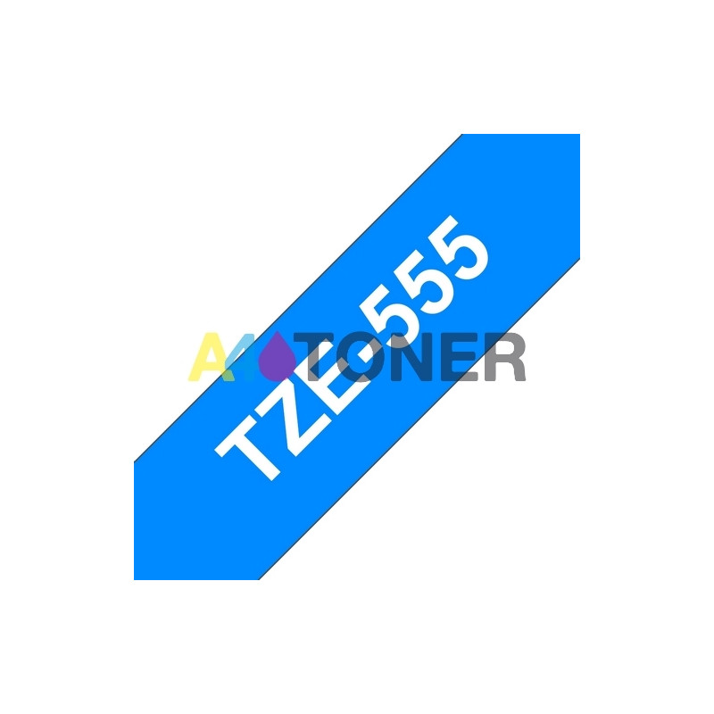 Brother TZE555 Cinta laminada compatible 24 mm x 8 metros