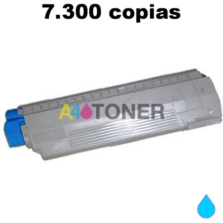 OKI 44059167 44059255 MC851 MC861 tóner cian compatible