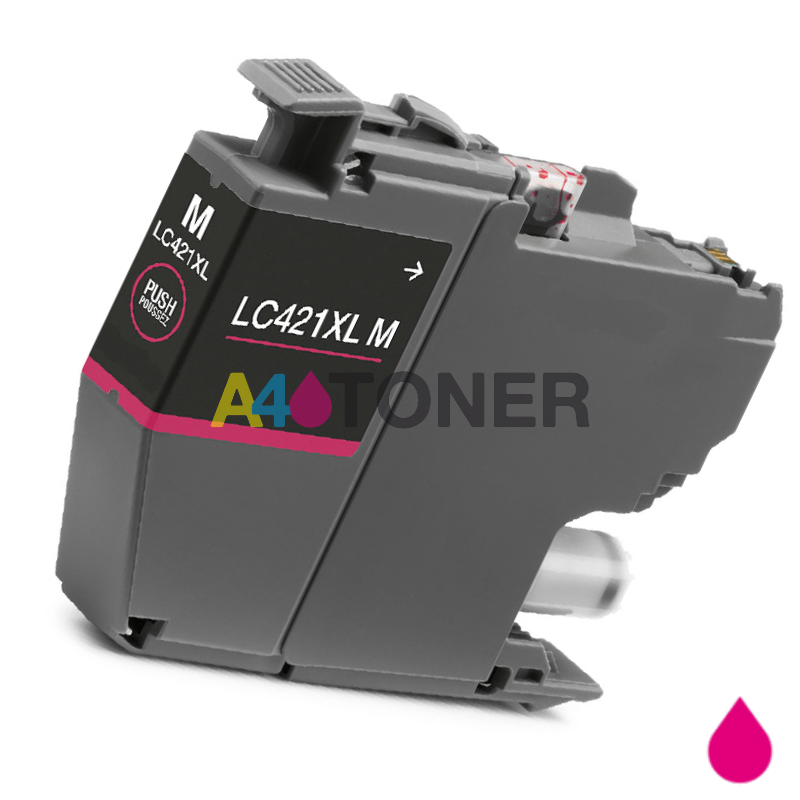 Brother LC421XLM magenta cartucho compatible