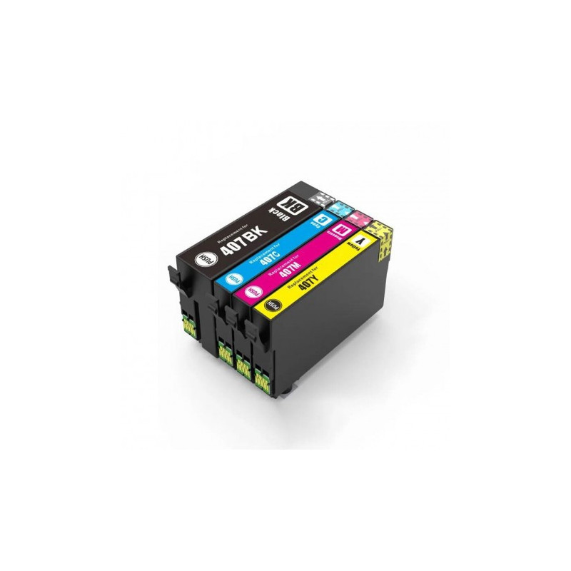 Compatible Epson T407XL Yellow Cartucho de Tinta