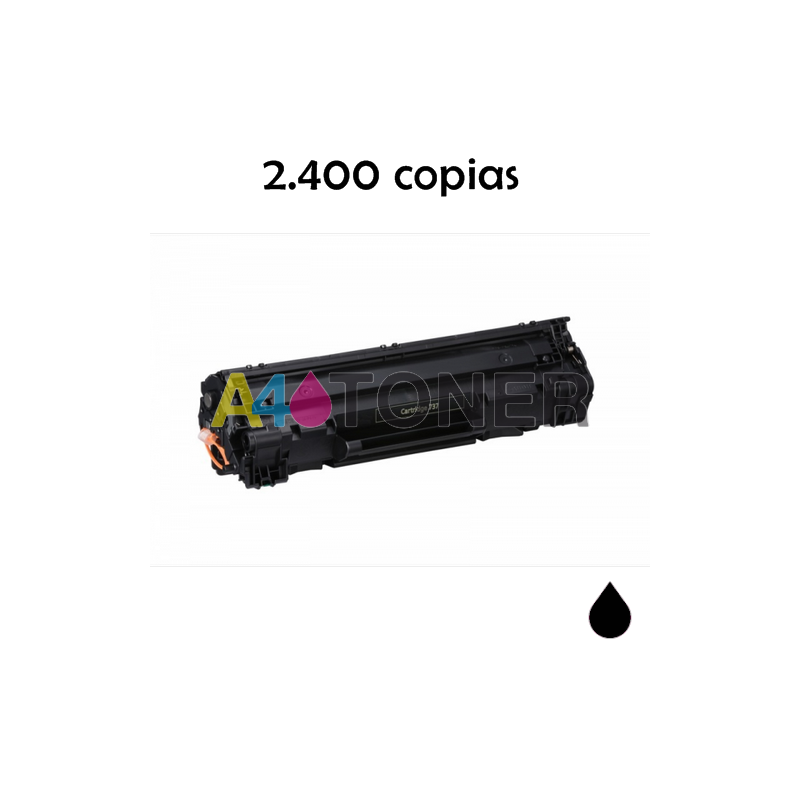 Toner CRG-737 negro compatible a Canon 9435B002
