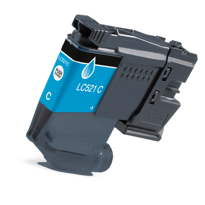 Brother LC521 cian tinta compatible