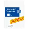 400207629 OXFORD RECAMBIO PAQUETE A4 200H + 50H GRATIS 4X4 CON MARGEN