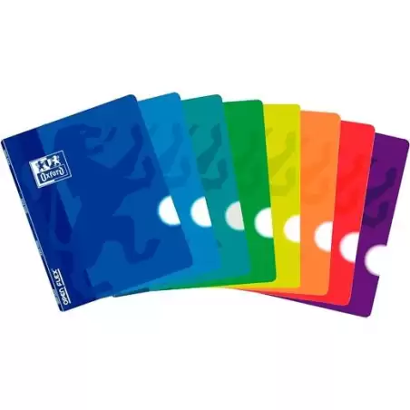 400061067 OXFORD LIBRETA GRAPADA OPENFLEX A4 80H LISO TAPA PLÁSTICO COLORES SURTIDOS