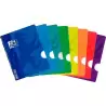 400061067 OXFORD LIBRETA GRAPADA OPENFLEX A4 80H LISO TAPA PLÁSTICO COLORES SURTIDOS