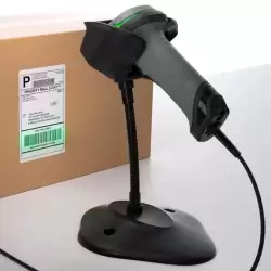 140-0747 SAFESCAN 330-W ESCÁNER DE CÓDIGOS DE BARRAS CON CABLE USB-A Y SOPORTE 1D Y2D