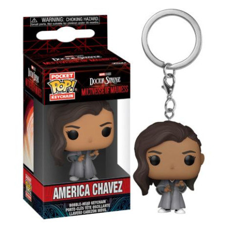 Llavero POCKET POP America Chavez Doctor Strange en el Multiverso de Locura - 889698624046