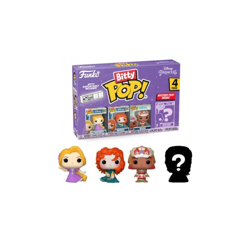 BITTY POP Princesa Rapunzel - 4 Figuras - 889698730303
