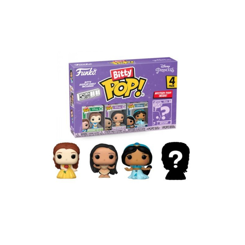 BITTY POP Princesa Bella - 4 Figuras - 889698730280