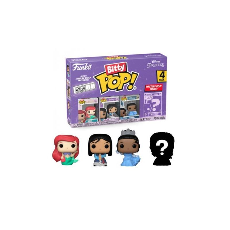 BITTY POP Princesa Ariel - 4 Figuras - 889698730273