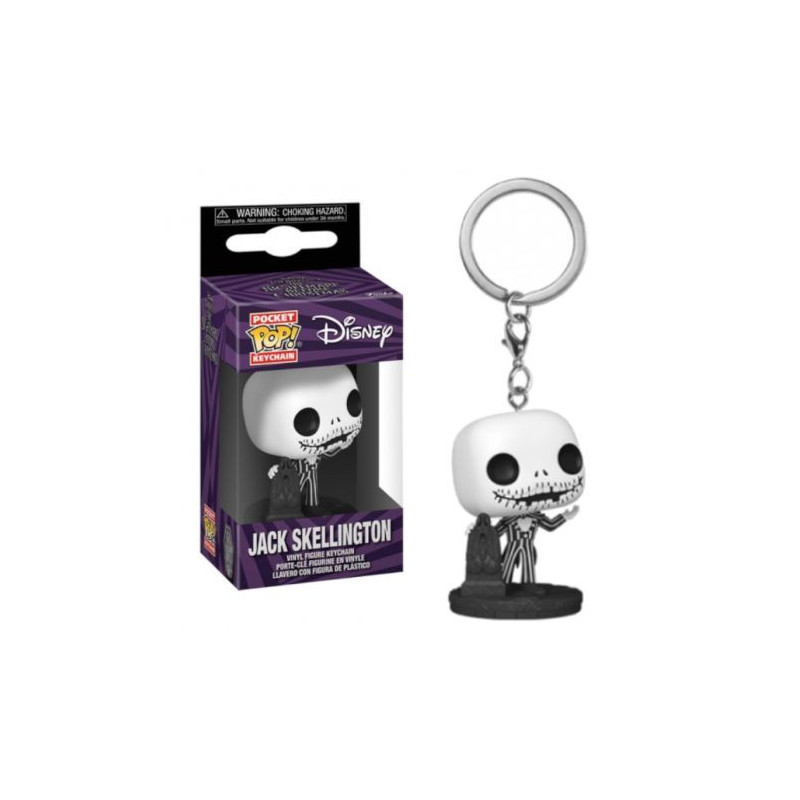 Llavero POCKET POP Jack Skellington 30 Aniversario Pesadilla Antes de Navidad - 889698723169