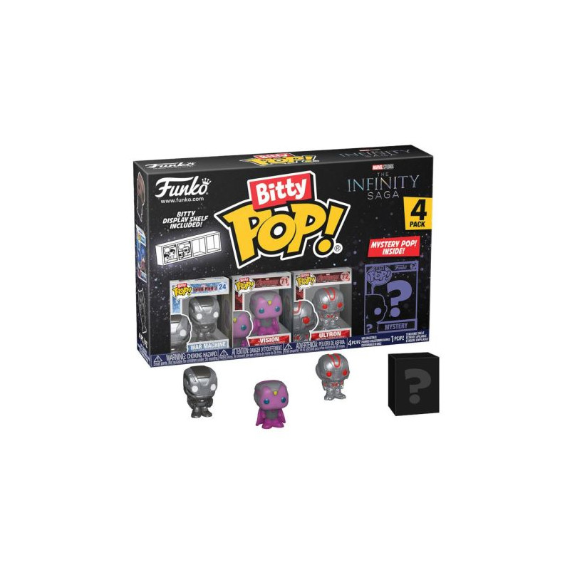 BITTY POP Iron Man - 4 Figuras - 889698715058