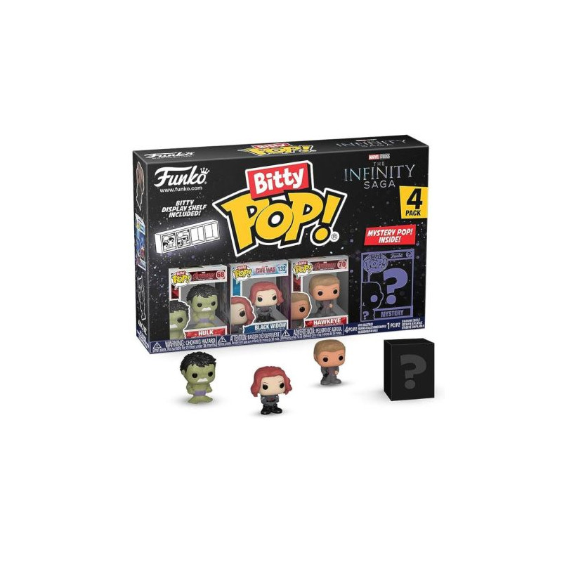 BITTY POP Hulk - 4 Figuras - 889698715041