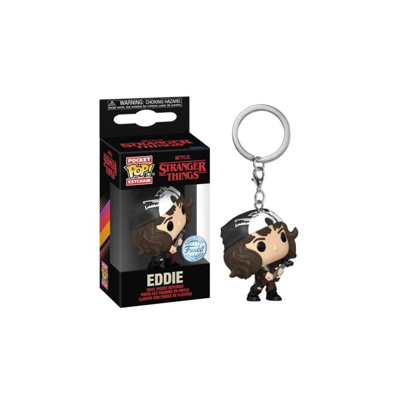 Llavero POCKET POP Eddie Stranger Things Edición Especial - 889698745123