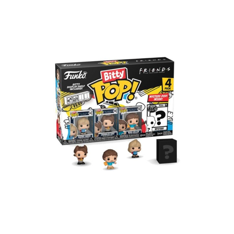 BITTY POP Rachel de los 80's - 4 Figuras - 889698730488